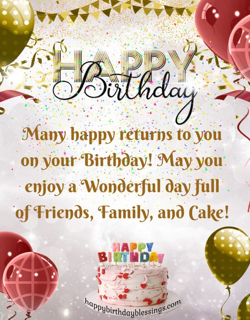 Birthday wishes to Friend, Friends birthday message with greetings.