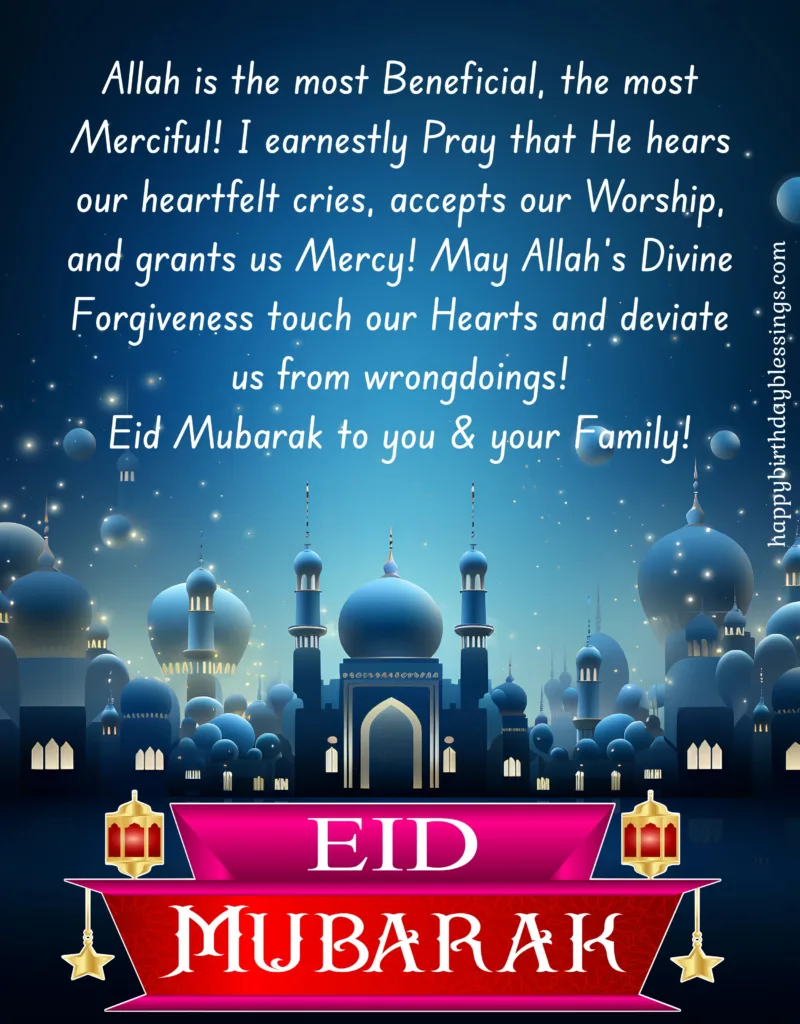 Eid mubarak to you and your family wishes.