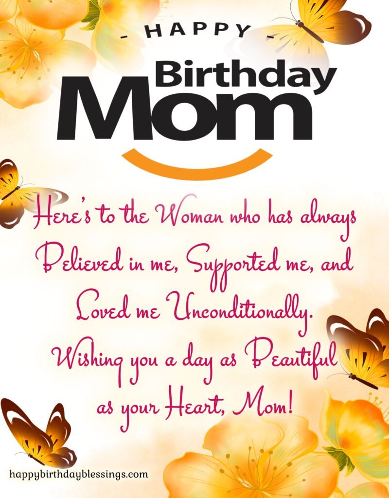 Birthday card for Mom.