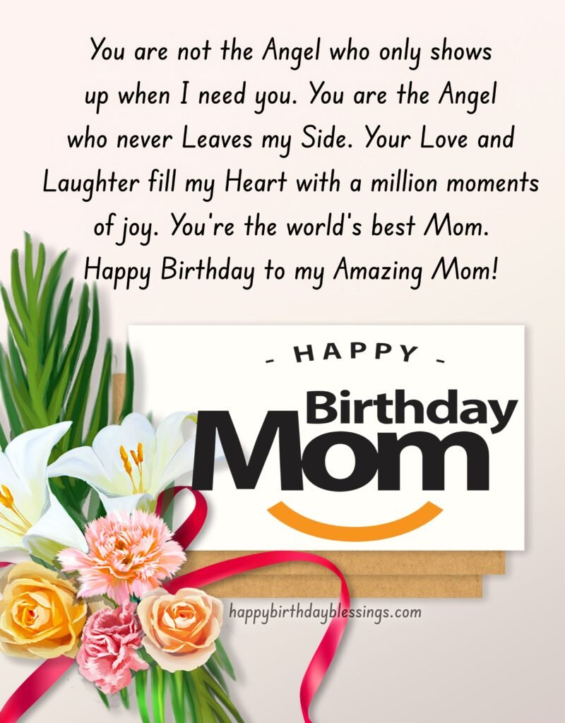 Birthday wishes for Mother with image.