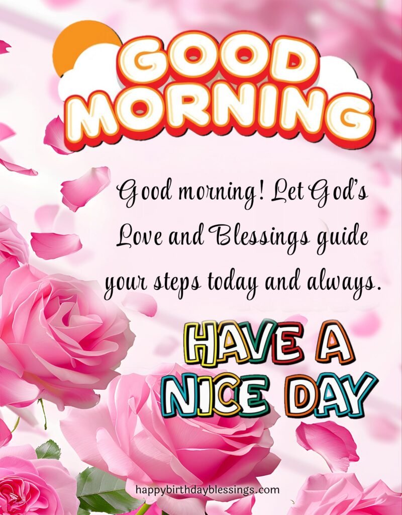 Blessings image with good morning.