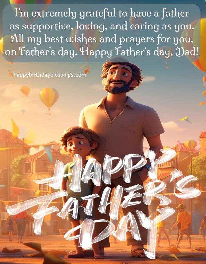 Father's day beautiful quote with image.