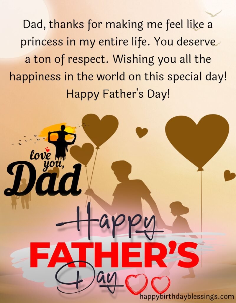 Fathers day image with quote.