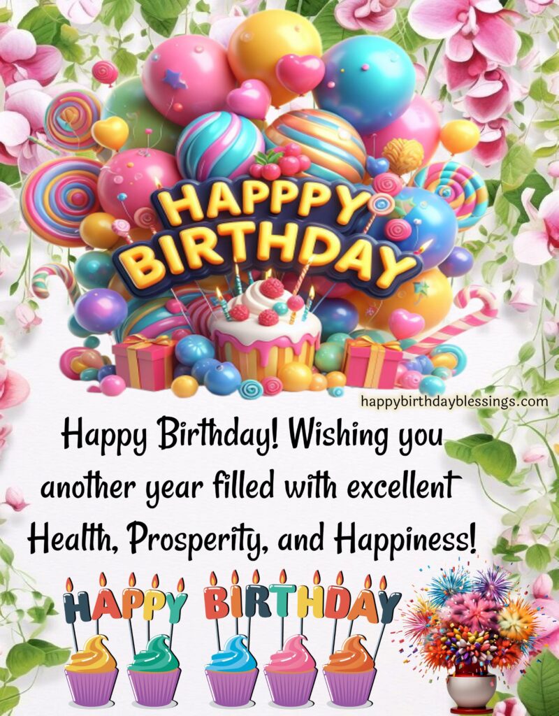 Birthday Card with beautiful message.
