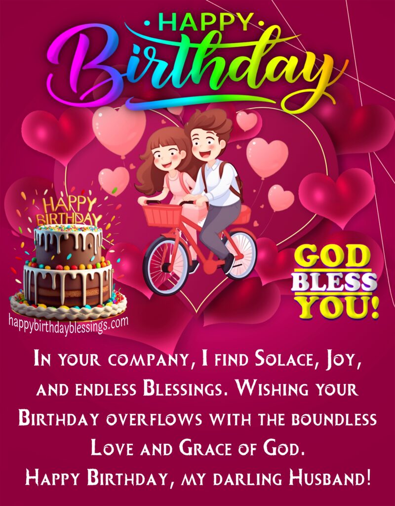 Birthday blessings for Husband.