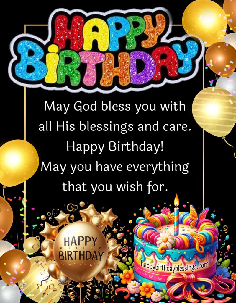 HBD Message with image.