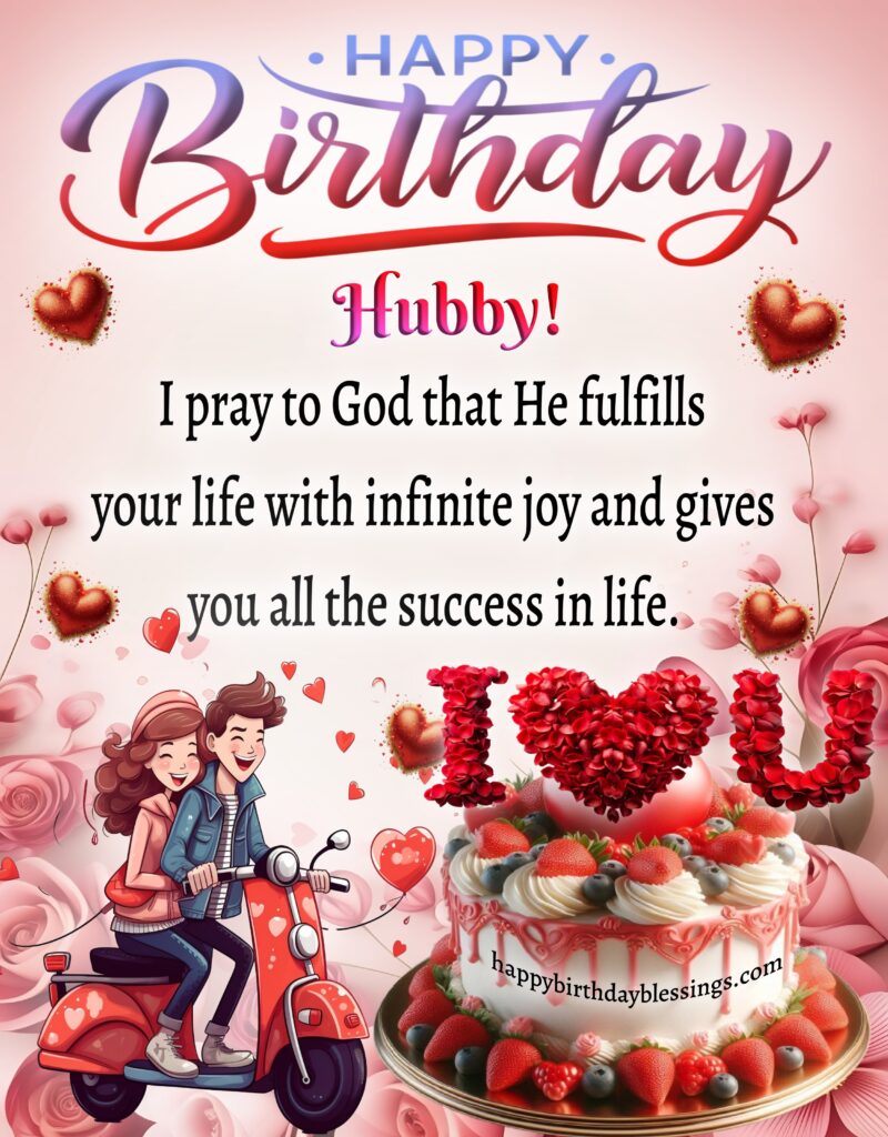 Happy Birthday Husband beautiful image.