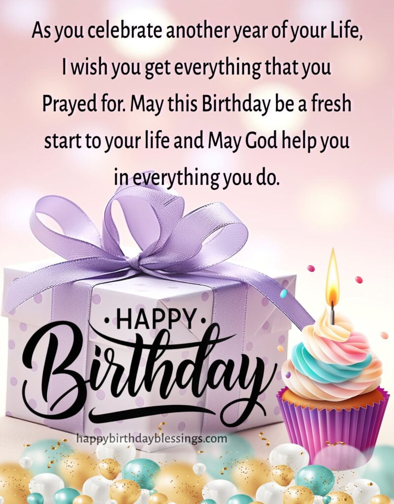 Happy Birthday greeting.