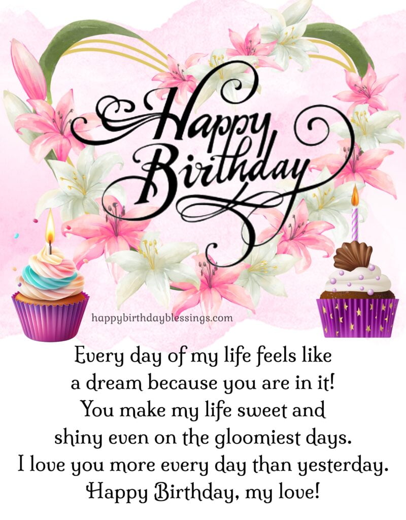 Happy Birthday love card.