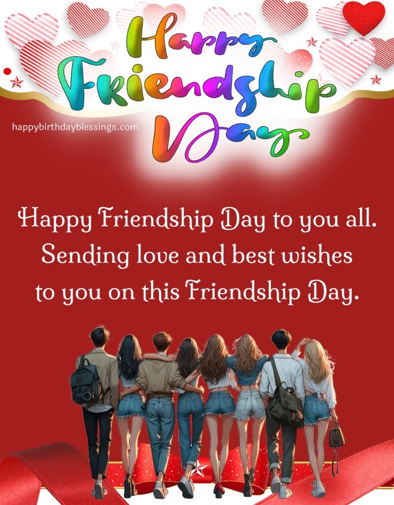 Happy Friendship day wishes for friends.