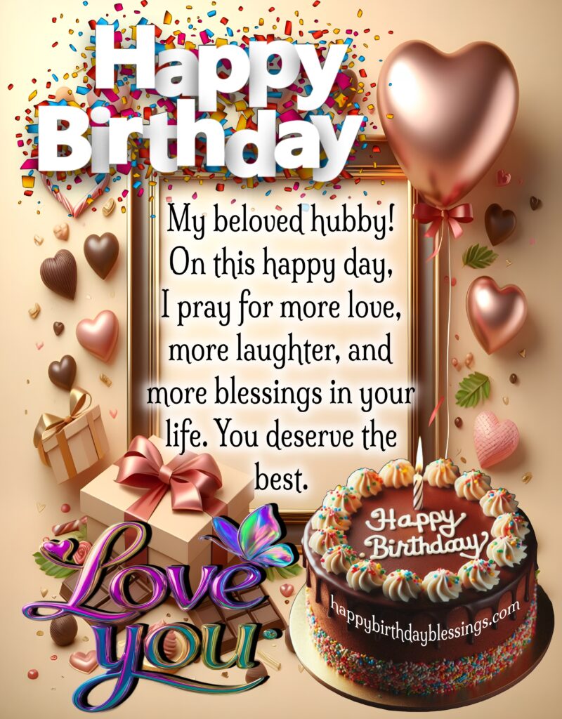 Happy Happy Blessing for husband.