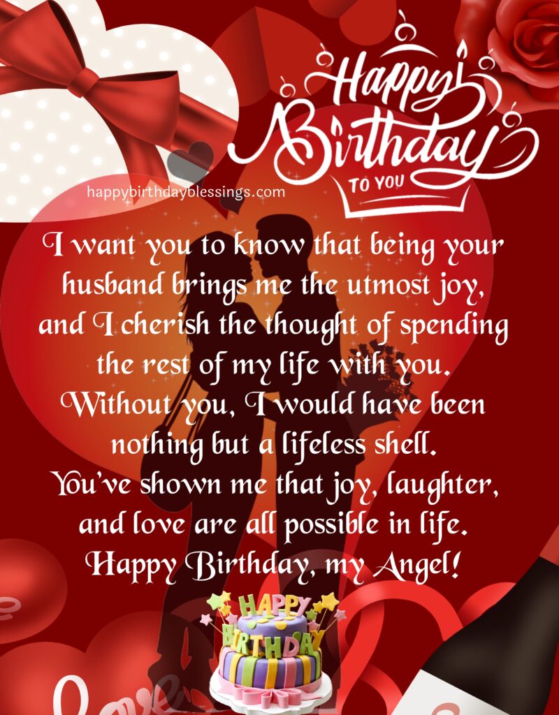 Birthday wishes for wife with image.