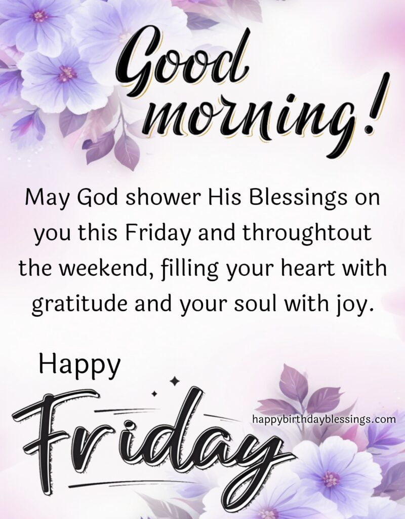 Friday Quotes with image.