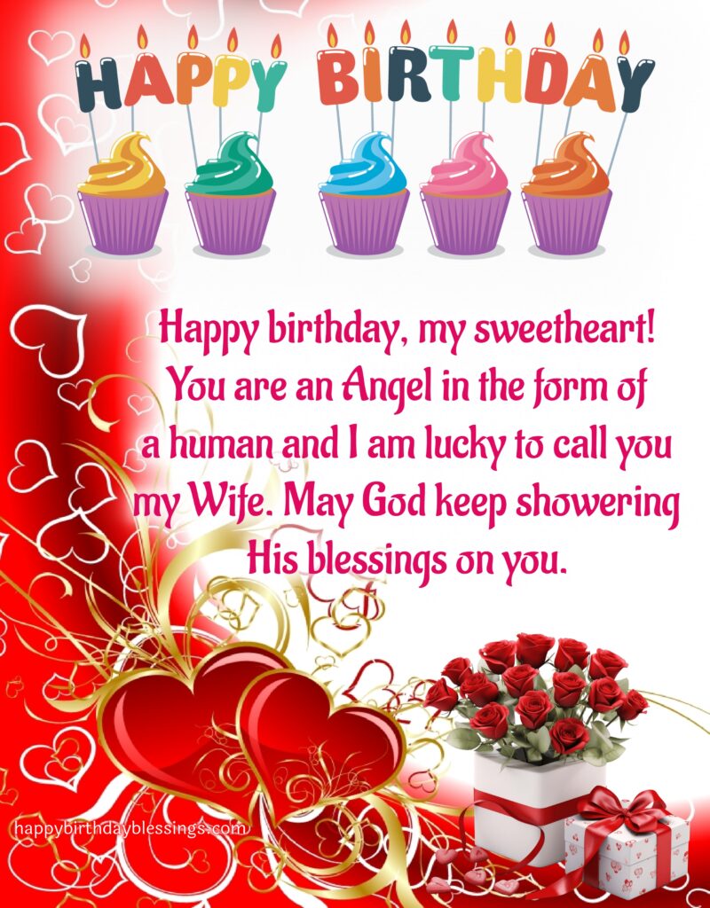 Happy Birthday Wife blessings.