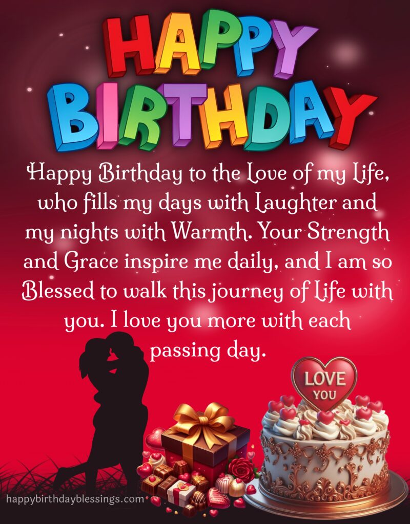 Happy Birthday Wife quotes with image.