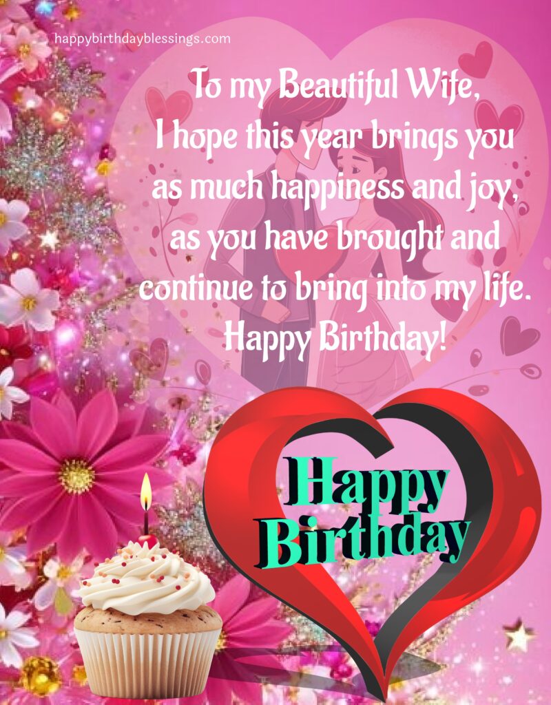 Happy Birthday quotes for wife.