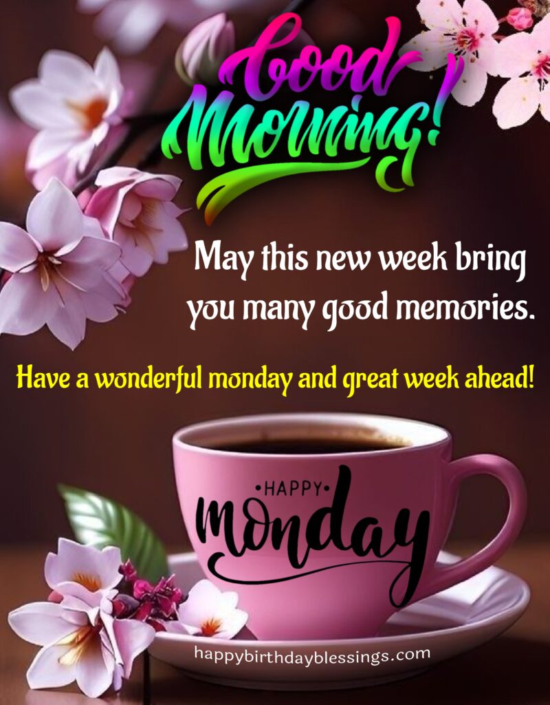 Monday Motivation quote with beautiful image.