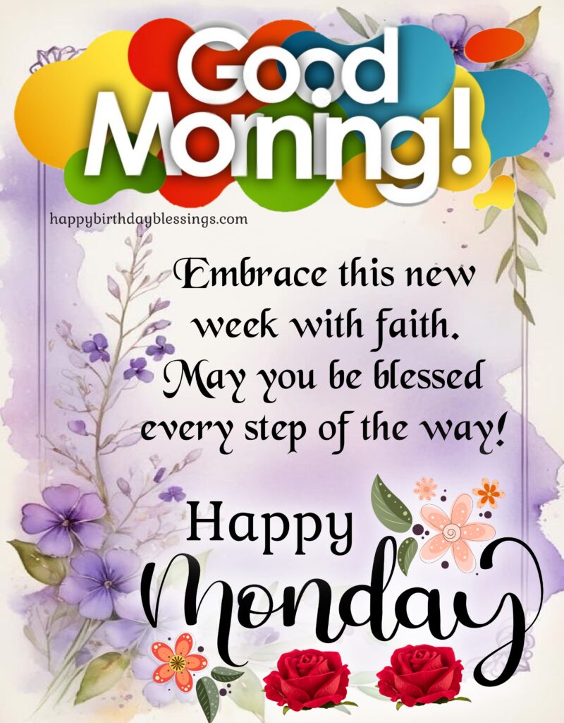 Monday morning quote with beautiful image.