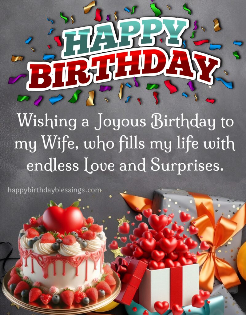 Wife Birthday card with beautiful quote.