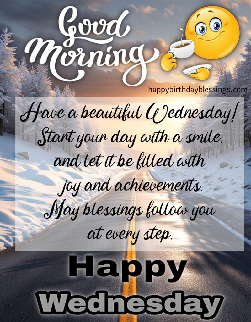 Happy Wednesday image with beautiful quote.