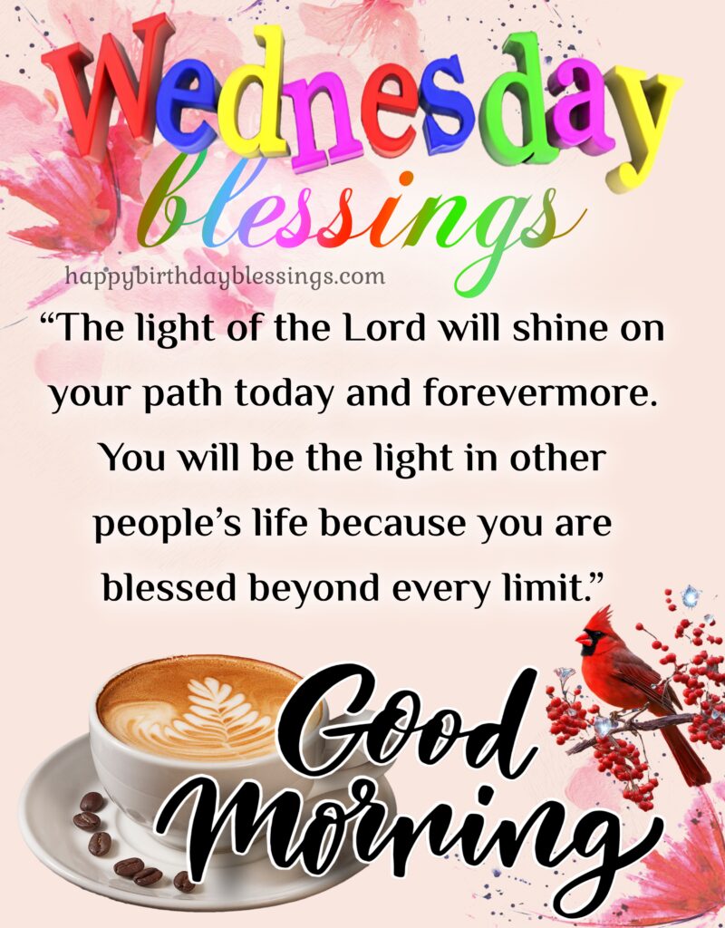 Wednesday Blessing greeting.