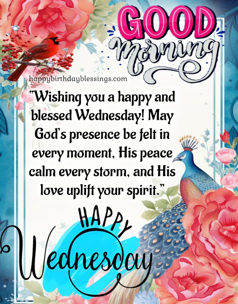Wednesday Blessings message.