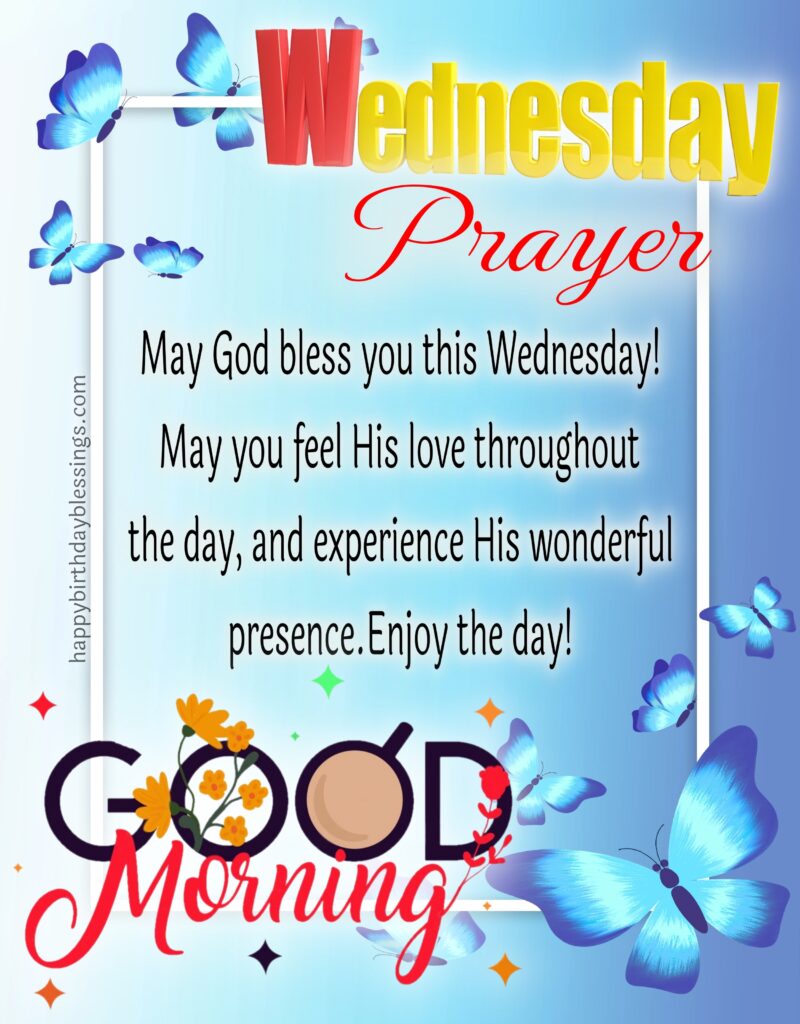Wednesday Prayer image.