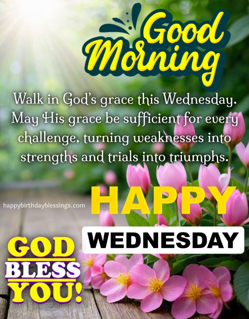 Wednesday morning quote with image.