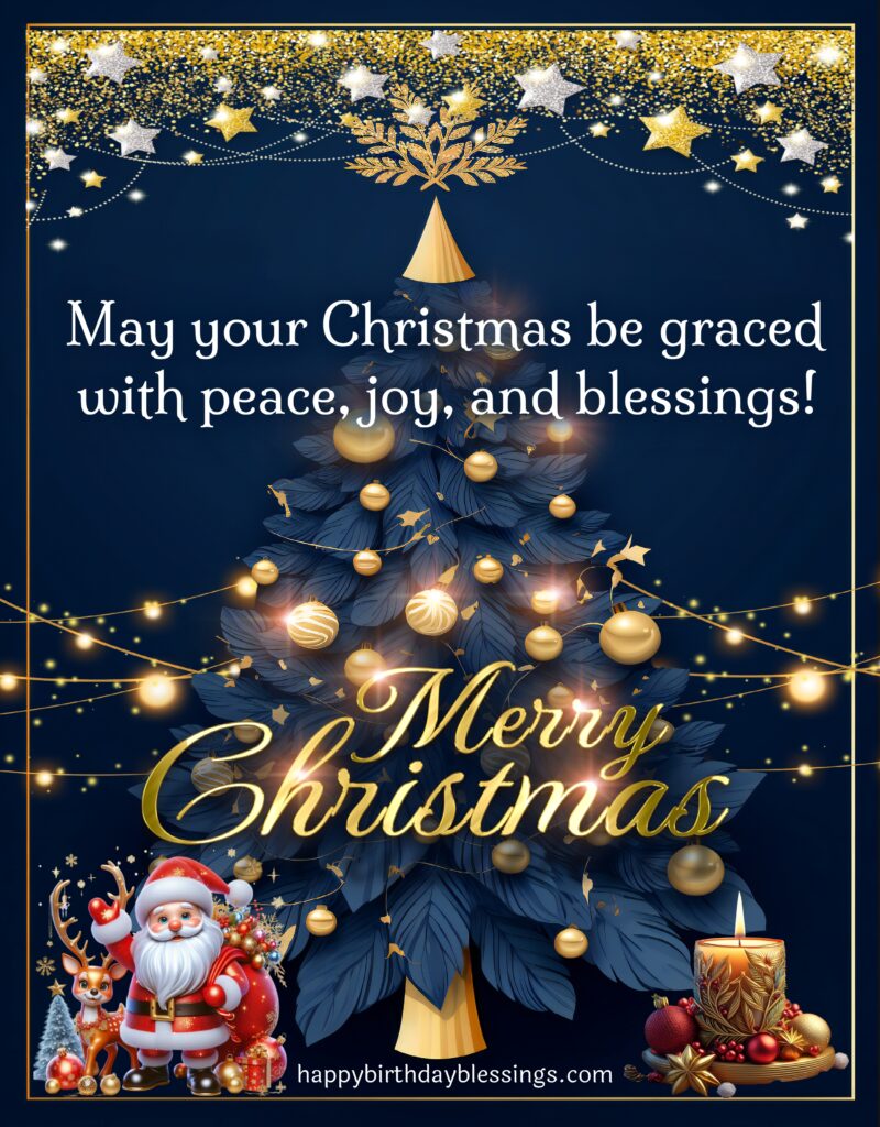 Christmas Message with image.