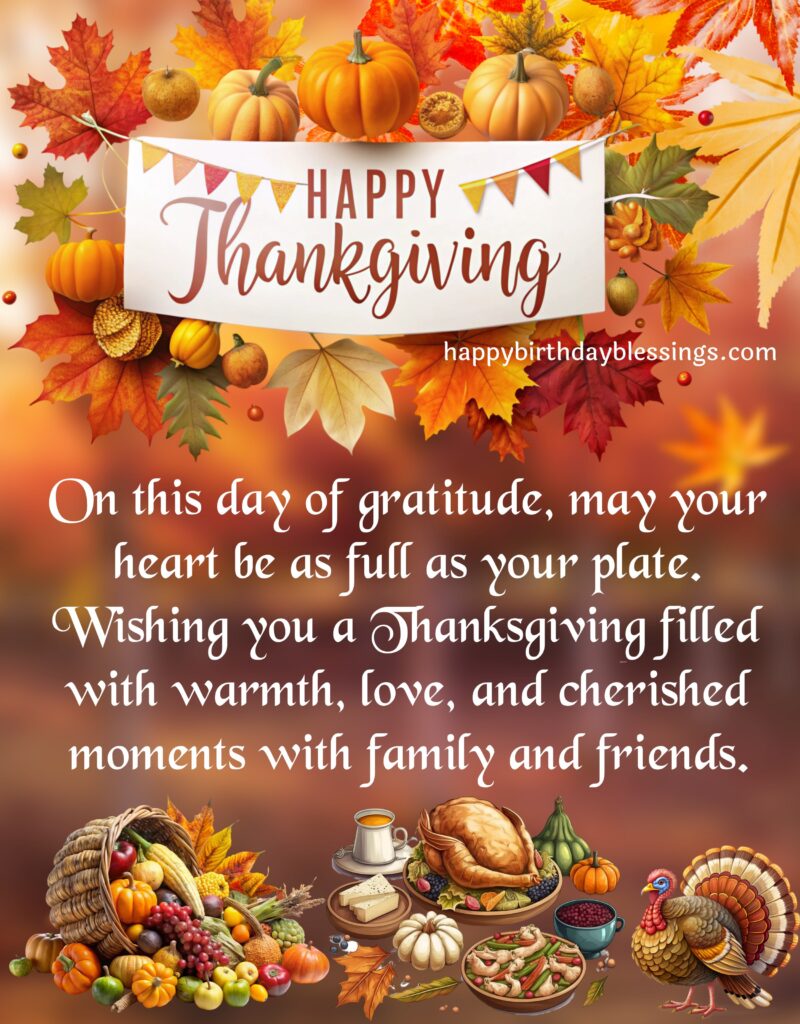 Happy Thanksgiving blessings.
