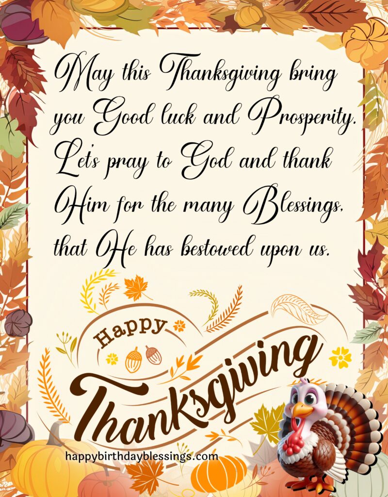 Happy Thanksgiving wishes image.