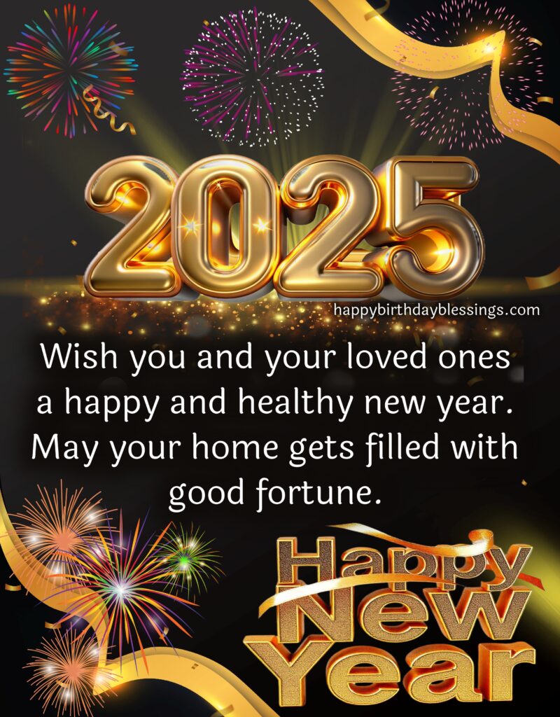 Happy New Year wishes image.