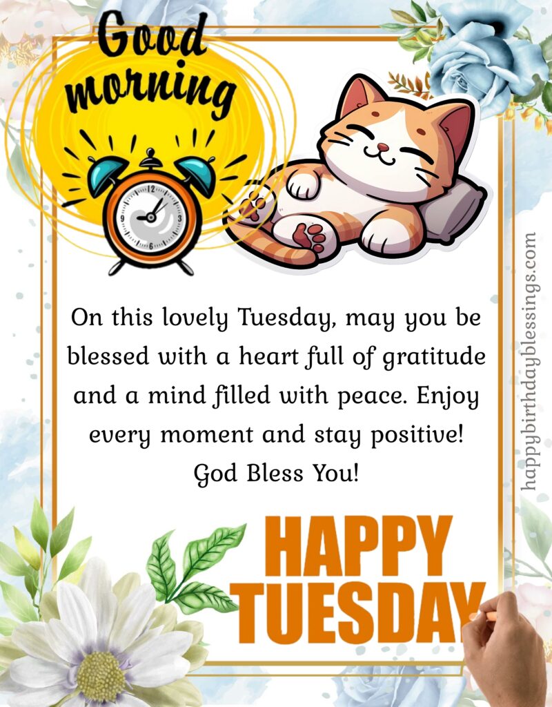 Tuesday Good Morning image.