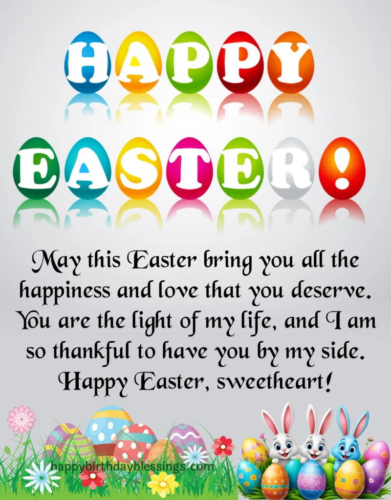 Happy Easter quotes for wife.