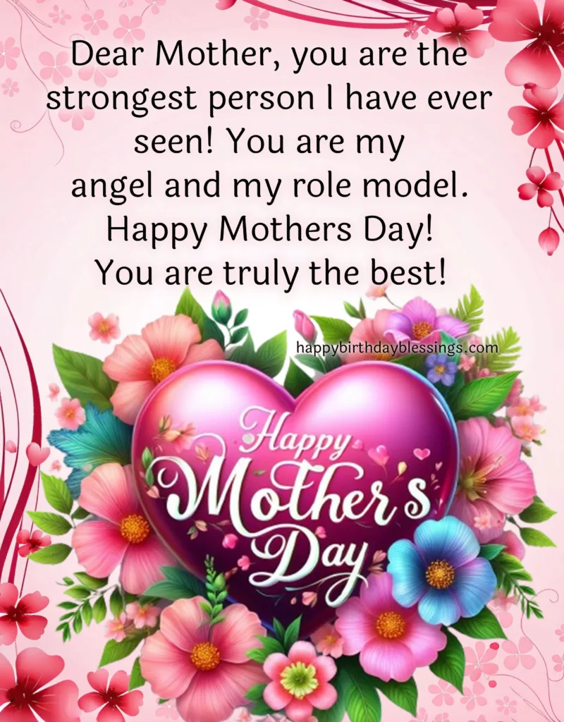 Happy Mother's Day Image with beautiful greetings.