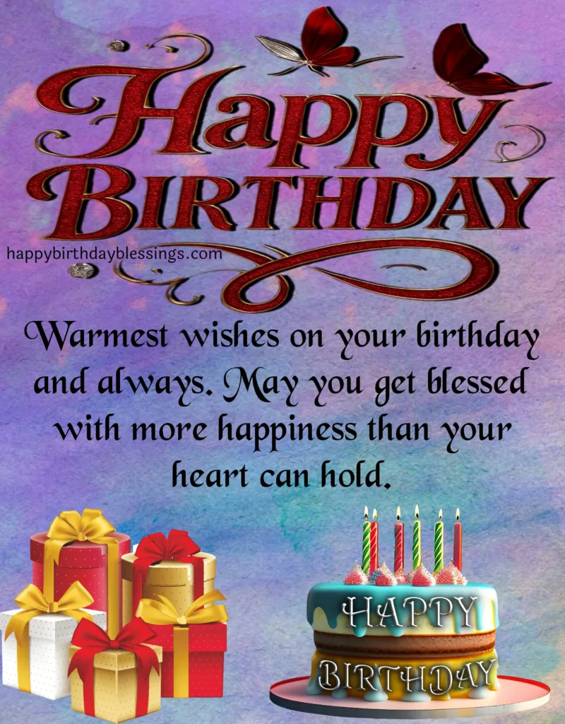 Birthday image with quotes.