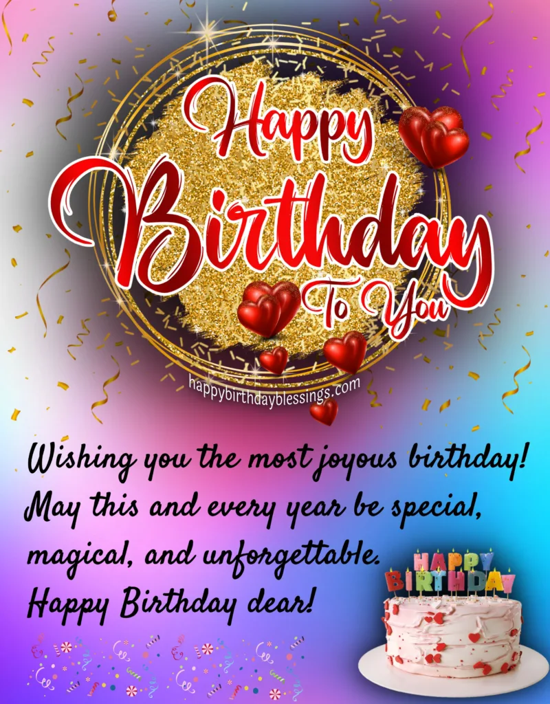 Birthday wishes for all.
