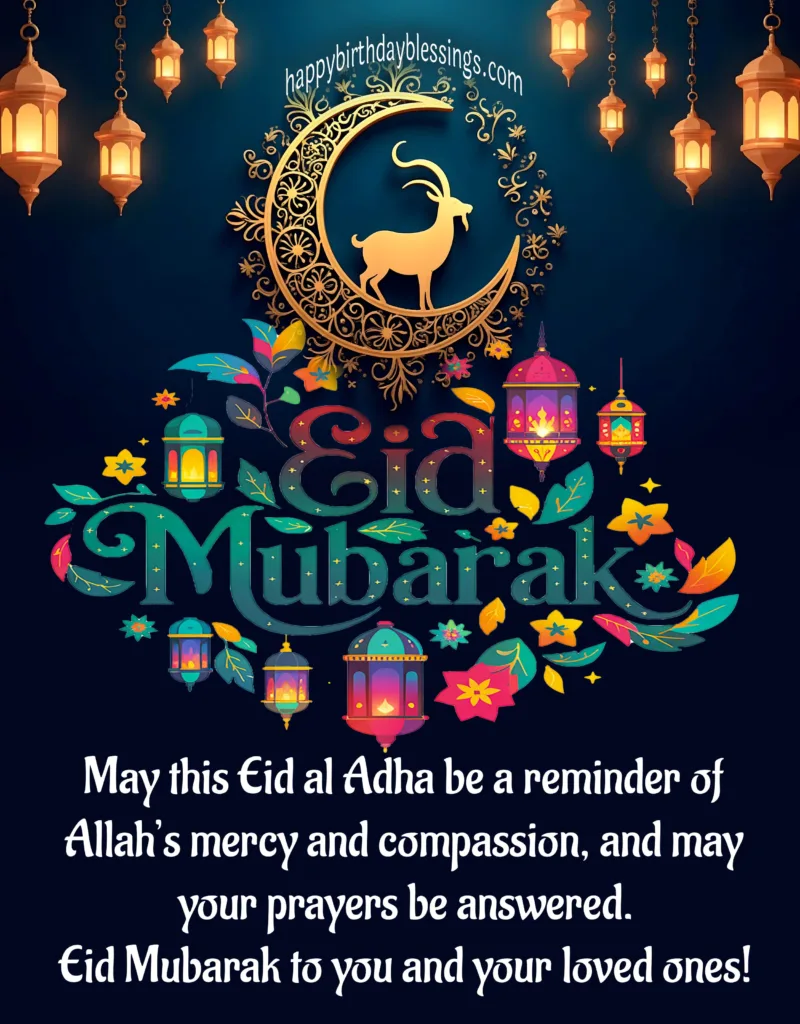 Eid ul Adha greetings image.