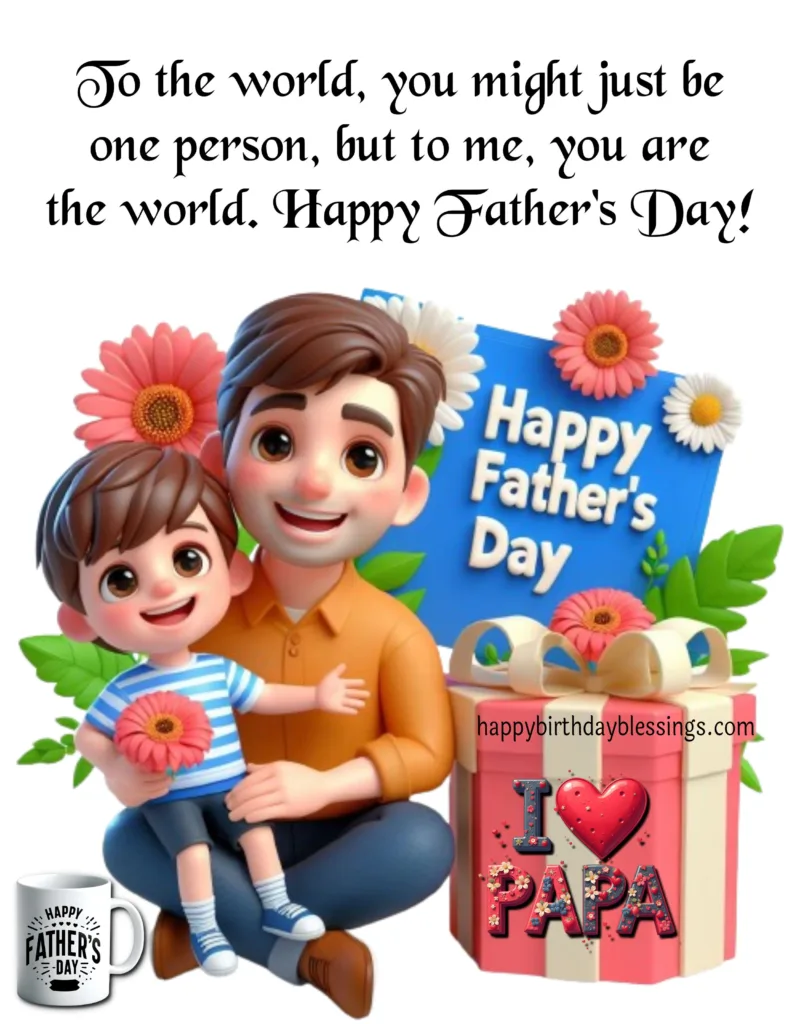 Father's Day wishes from Son.