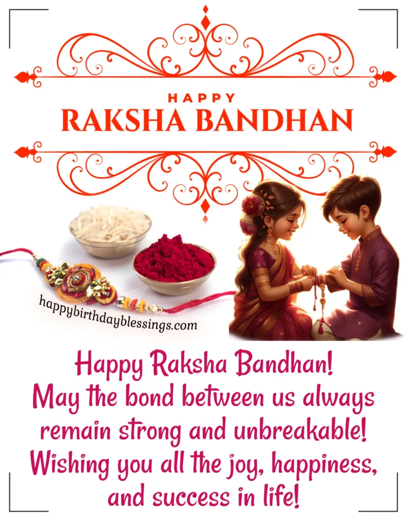 Rakhi Blessings for brother.