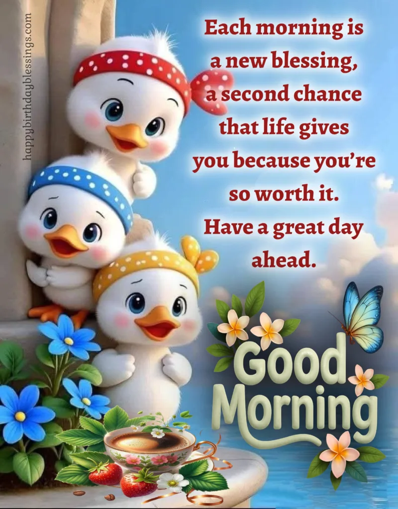 Good Morning Quote image.