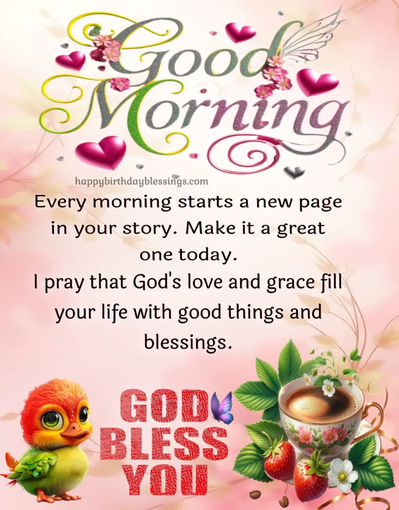 Good Morning Wishes on pink background image.