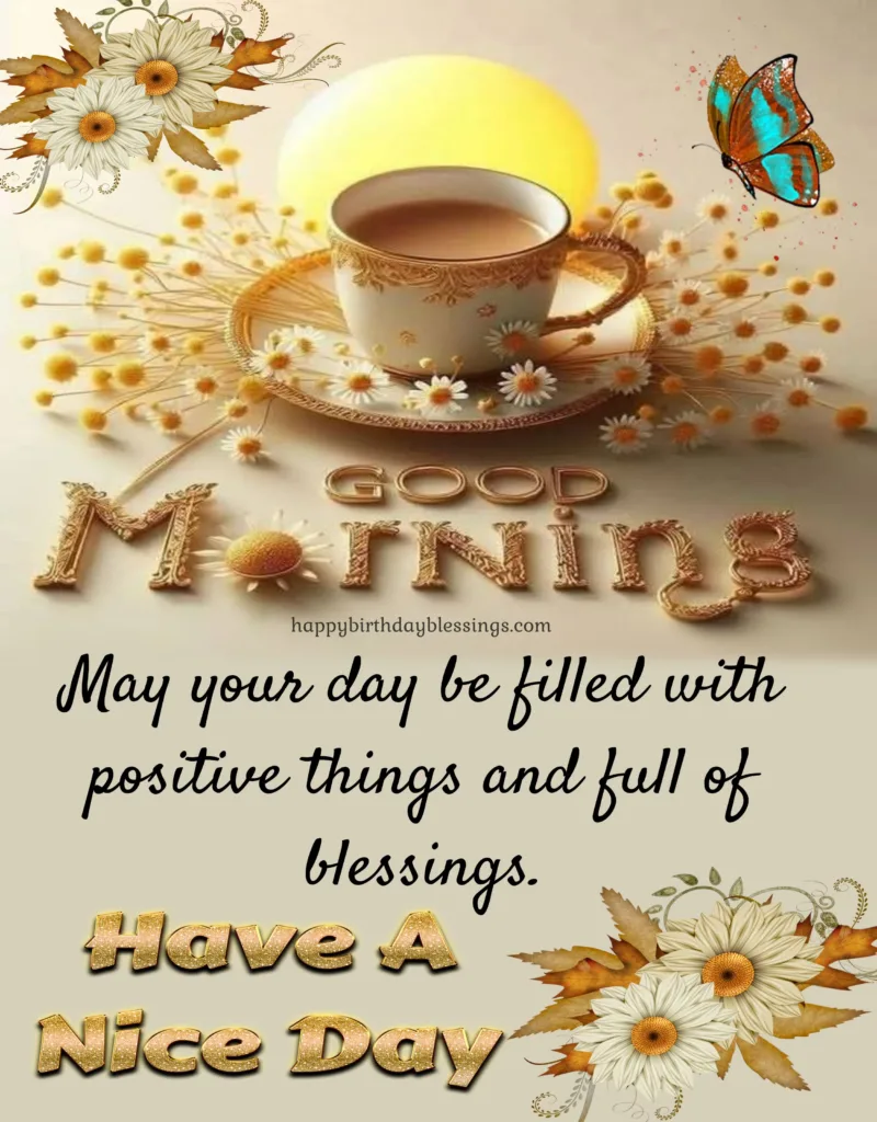 Good Morning greeting.