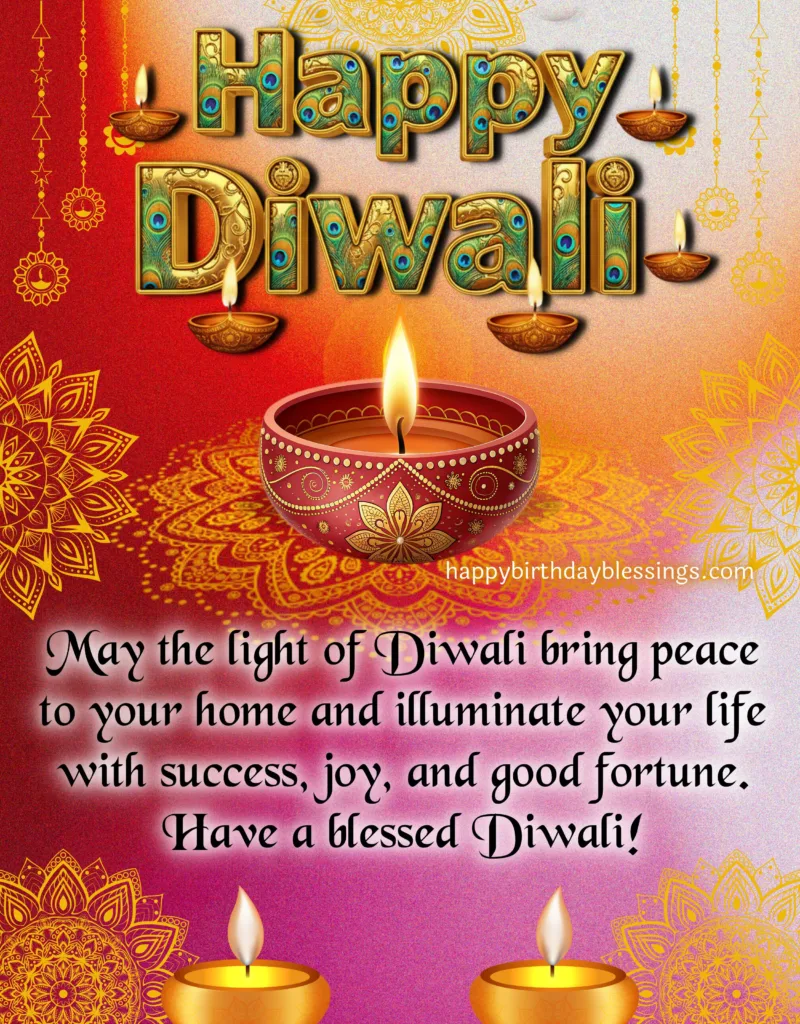 Diwali Greetings with beautiful Image.