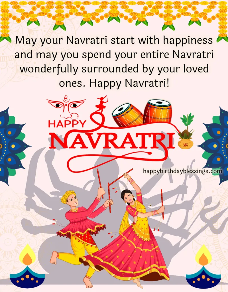 Navratri Image with Quotes.