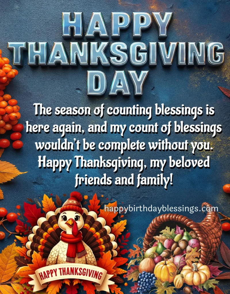 Happy Thanksgiving Friends and Family.