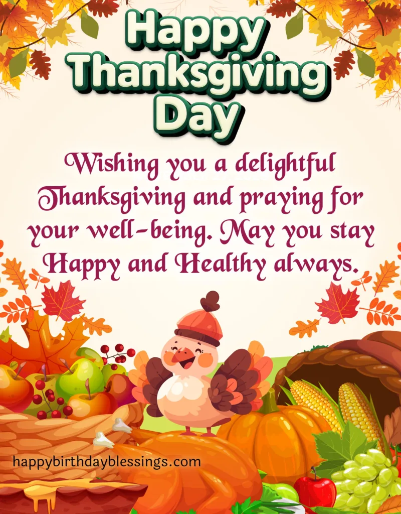 Thanksgiving Day Blessings image.