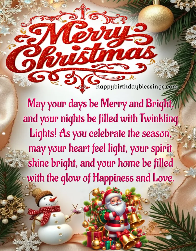 Christmas Blessings with Image.