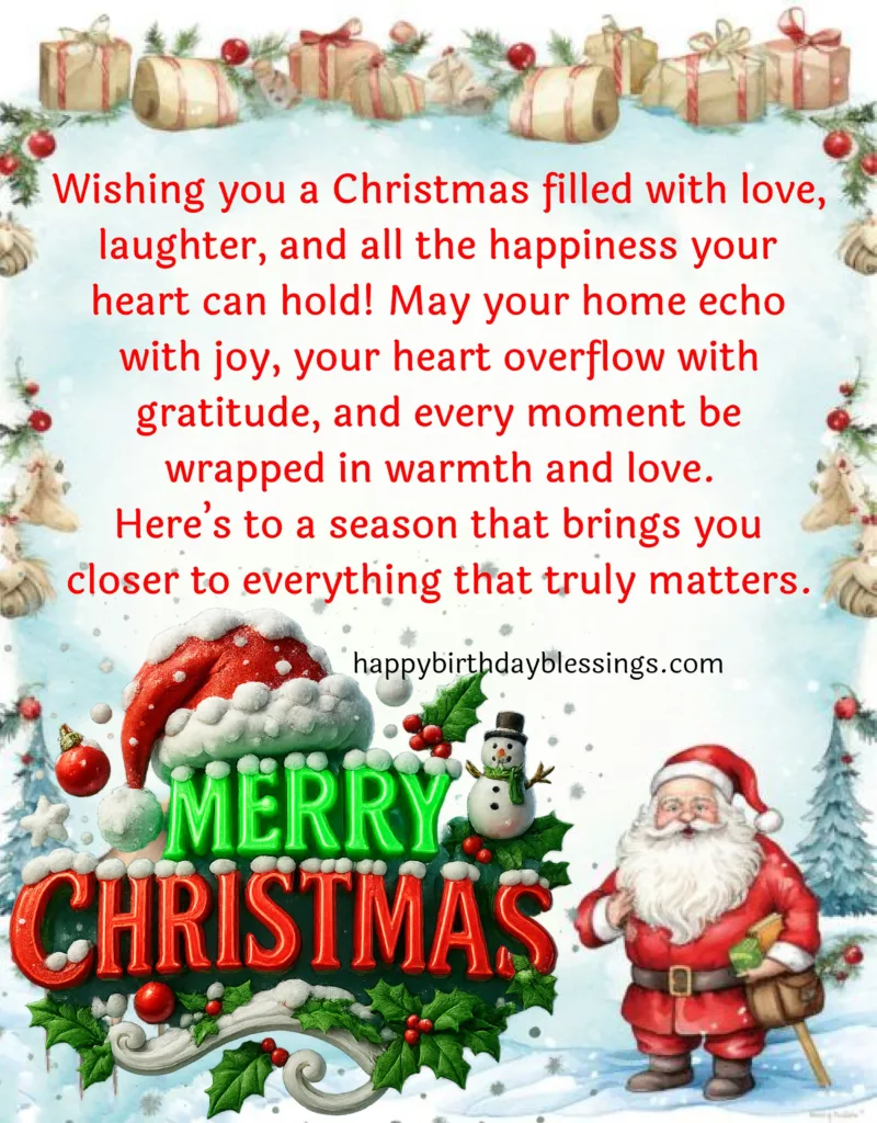Christmas Greetings with Image.