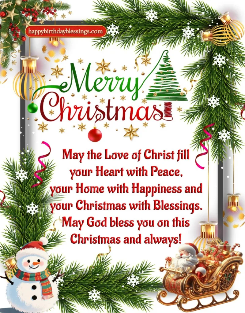 Merry Christmas Prayers and Blessings.